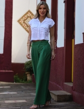 BLUSA DE GOLA COM BOTÕES - Branco