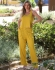 CONJUNTO CALÇA E BLUSA - Mostarda