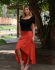 BLUSA MANGUINHA COM FIVELINHA NO PEITO - Preto