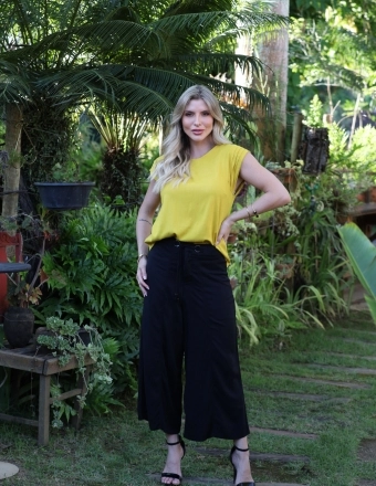 CALÇA ELASTICO E FIVELA NO COS