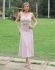 VESTIDO LAÇO NA CINTURA E LASTEX NAS COSTAS - Rosa