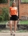 SHORT DE ELÁSTICO COM CADARÇO PARA AMARRAR - Preto