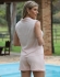 CAMISETE COM BOTÕES E RENDINA NOS OMBROS - Rosa