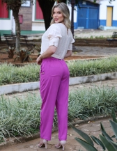 BLUSA COM DETALHE DE BOTÕES NAS MANGAS - Bege