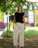 BLUSA COM FIVELA NO OMBRO - Preto