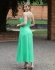 VESTIDO DETALHE DE PREGAS NA FRENTE - Verde