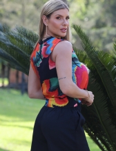 SHORT DE ELÁSTICO COM TRANÇAS NO COS - Preto