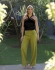 BLUSA COM STRASS NO PEITO COM FAIXA PARA AMARRAR - Preto